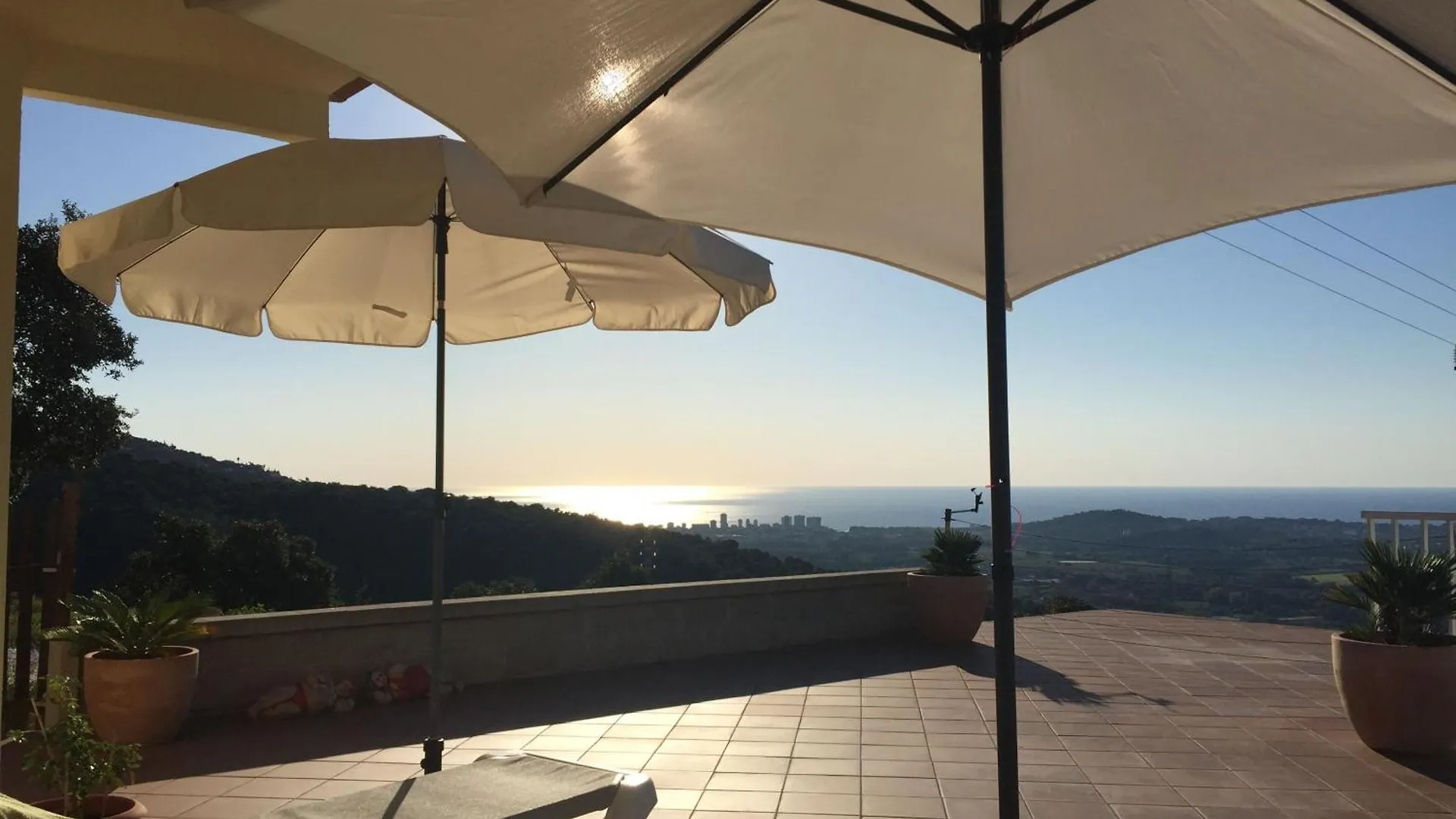 בית נופש סנטה כריסטינה ד'ארו Gemuetliches Ferienhaus Mit Pool Und Meerblick ספרד
